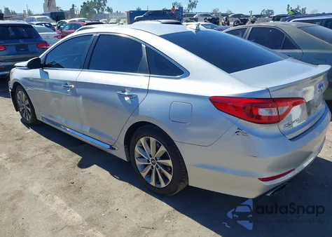 2017 Hyundai Sonata Sport из США, поврежденный, VIN 5NPE34AFXHH447201